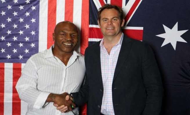 Mike Tyson and Andrew Baxter Mike Tyson and Andrew Baxter